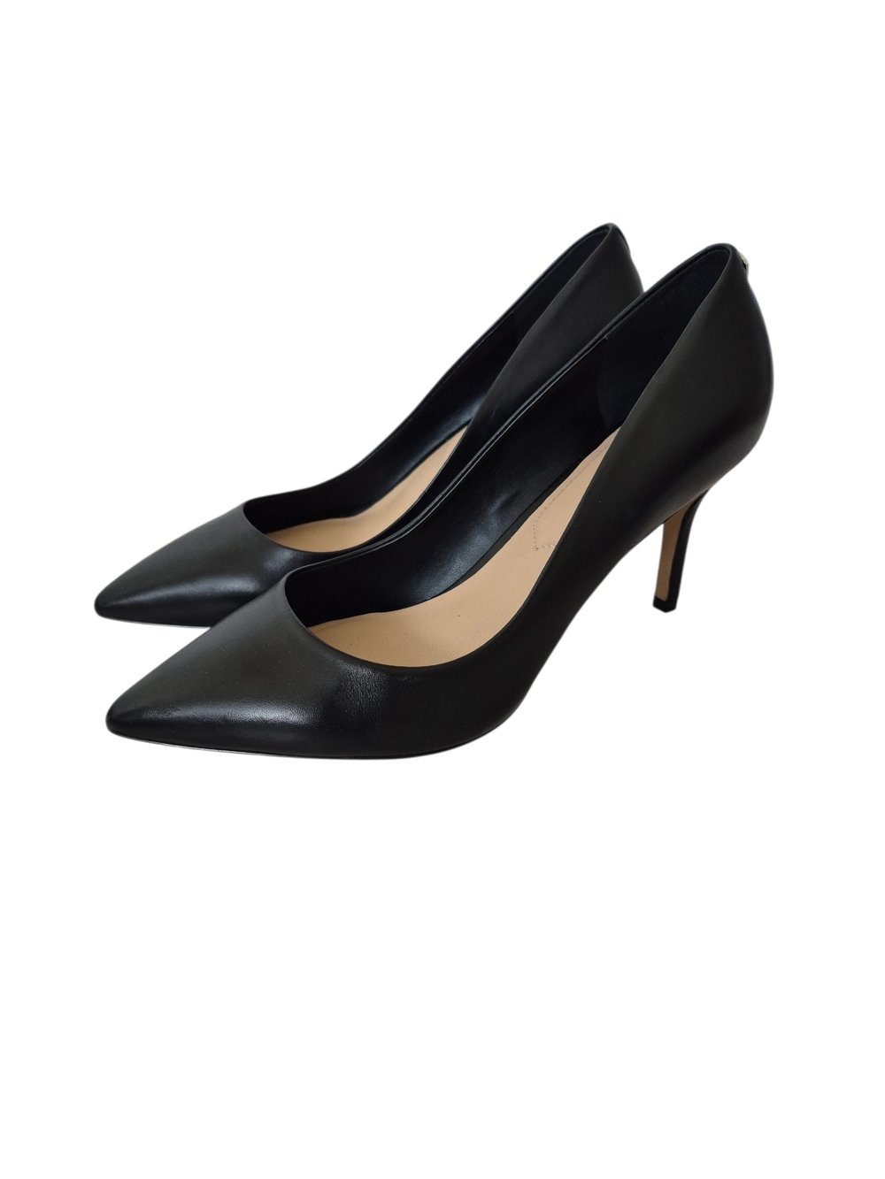 Aldo Black Leather Classic Court Pumps 7.5